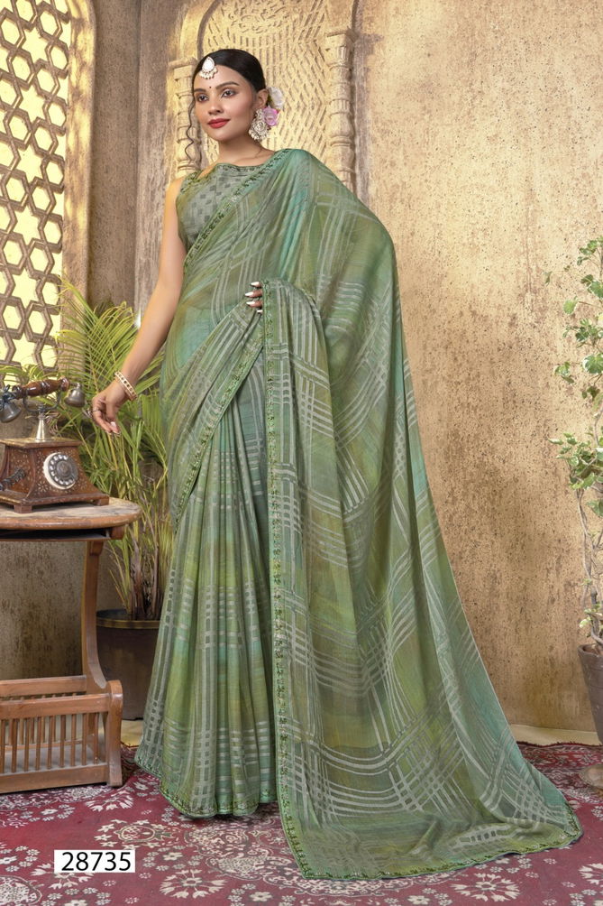 Amolika By Vallabhi Swarovski Brasso Printed Sarees Wholesale Shop In Surat